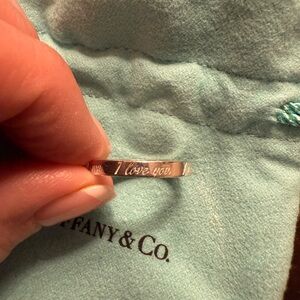Retired Tiffany & Co. I Love You ring
